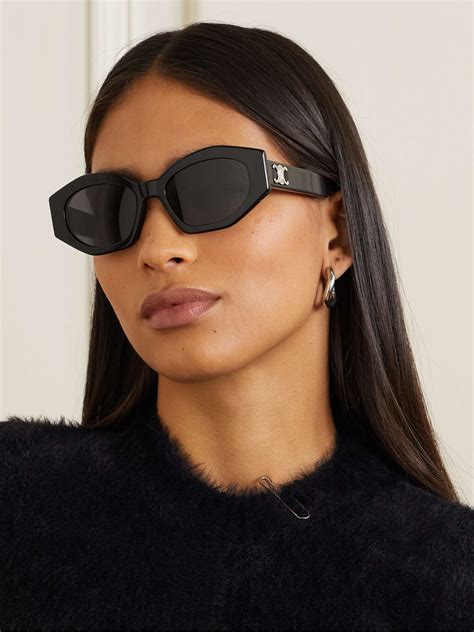 celine sunglasses 40004|Cat Eye sunglasses in acetate .